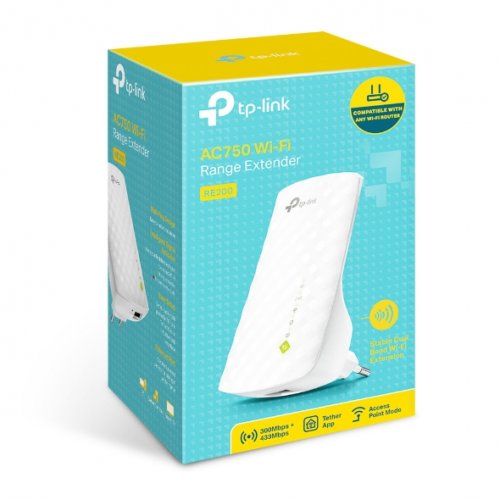 TP-LINK Range Extender RE200 v5, AC750 WiFi 