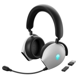 DELL Alienware Tri-Mode Wireless Gaming Headset - AW920H - Lunar Light