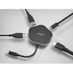 D-LINK DUB-M420 4-IN-1 USB-C HUB HDMI & PD