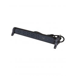 Legrand SurgeArrest 5 Outlets 1.5m Cable SPD Black/Grey Rotating