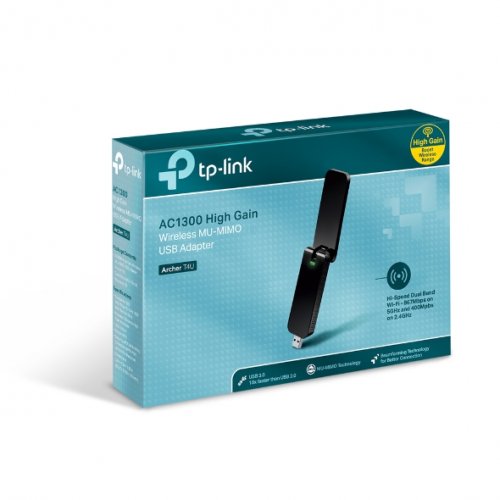TP-LINK Archer T4U, AC1300 Wireless Dual Band USB Adapter V3.2