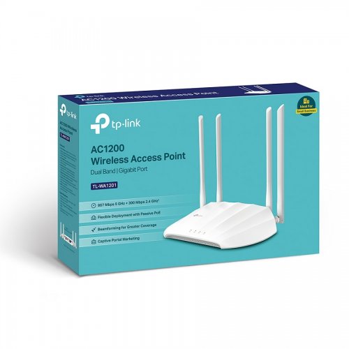 TP-LINK TL-WA1201 AC1200 Dual-Band Wi-Fi Access Point AC V3