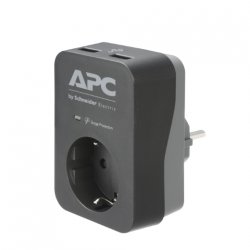 APC Essential SurgeArrest PME1WU2B-GR 1Οutlet +USB