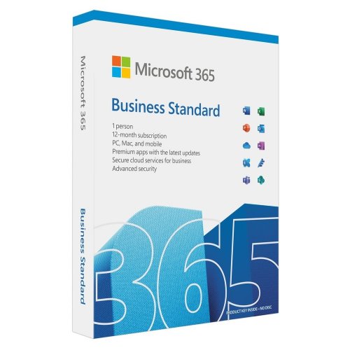 MICROSOFT 365 Bus Std Retail English EuroZone Sub 1YR Mdls P8