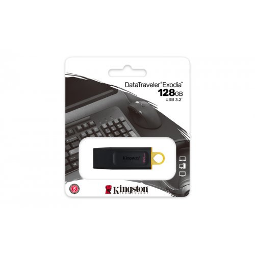 KINGSTON USB Stick Data Traveler DTX/128GB, USB 3.2, Black