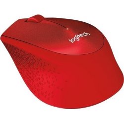 LOGITECH Mouse Wireless M330 Red Silent