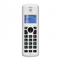 Motorola T401+ White (Ελληνικό Μενού) Ασύρματο τηλέφωνο με φραγή αριθμών, ανοιχτή ακρόαση και Do Not Disturb