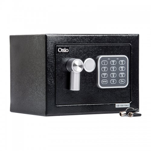 Osio OSB-1723BL Χρηματοκιβώτιο με ηλεκτρονική κλειδαριά 23 x 17 x 17 cm