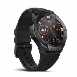 Ticwatch S2 Smartwatch Midnight Black, Google Wear Smartwatch, Εγγύηση Αντιπροσωπείας