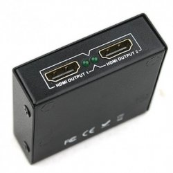 MrCable HDMI splitter - 1.4V - 1 είσοδος, 2 έξοδοι - Με τροφοδοτικό