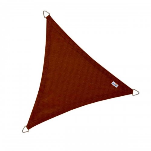 Τρίγωνο πανί σκίασης 285gsm 5x5x5μ. Κεραμιδί