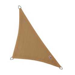 Τρίγωνο πανί σκίασης 285gsm γωνία 90° 4x4x5,7μ. Άμμος