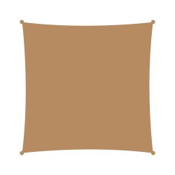 Τετράγωνο πανί σκίασης 230gsm 5x5μ. Άμμου