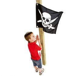 Παιδική σημαία με ανέλκυση "Πειρατής" Σημαία με ανέλκυση πειρατής 55 x 45εκ.