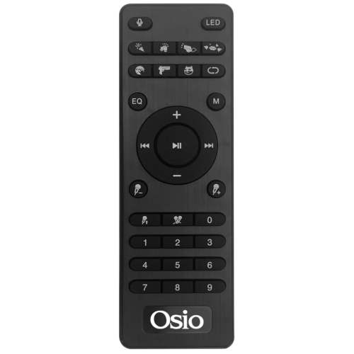 Osio OBT-8020 Φορητό ηχείο Bluetooth με USB, LED, AUX, TF, RC, FM, TWS και ενσ. μικρόφωνο – 60 W