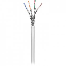 Goobay S/FTP Cat.6 Καλώδιο Δικτύου Ethernet χωρίς ακροδέκτες 305m Γκρι