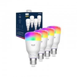 Yeelight YLQPD-0011 Smart LED Bulb W4 Lite Multicolor-4 Pack