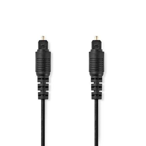 Nedis Optical Audio Cable TOS male - TOS male Μαύρο 2m (CAGB25000BK20) (NEDCAGB25000BK30)