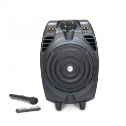 Akai SS023A-X10 Φορητό ηχείο Bluetooth με ενισχυτή, USB, SD, ασ. μικρόφωνο και ρόδες – 50 W RMS