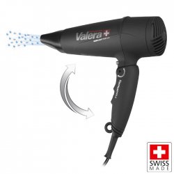 VALERA SWISS LIGHT 5400T BLACK Επαγγελματικό σεσουάρ μαλλιών 2000W με FoldAway λαβή (αναδιπλούμενη)