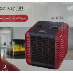 CONCEPTUM Κεραμικό Αερόθερμο AR-C150 - Κόκκινο/Μαύρο