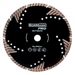 ΔΙΑΜΑΝΤΟΔΙΣΚΟΣ TRIANGLE TURBO Φ115x2.0x22.2mm 8mm BORMANN Pro BHT2070