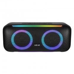 Akai ABTS-70 Φορητό αδιάβροχο ηχείο Bluetooth με TWS, LED, AWS, USB/SD, FM, AUX – 40W