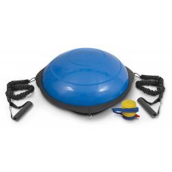 AMILA Balance Ball με Ξύλινη Βάση Μπλε 63cm