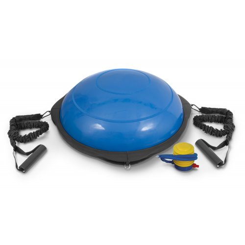 AMILA Balance Ball με Ξύλινη Βάση Μπλε 63cm