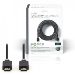 Nedis Cable HDMI male - HDMI male 20m Μαύρο