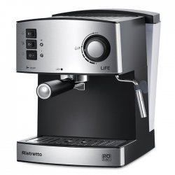 LIFE RISTRETTO Mηχανή Espresso - Cappuccino 20bar, 850W.