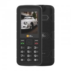 AGM M9 Μαύρο αδιάβροχο κινητό τηλέφωνο ανθεκτικό σε πτώση IP68/IP69K, Dual Sim με Bluetooth, USB, SD, FM, 4G, οθόνη 2.4"-3.5W