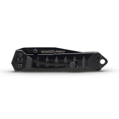 BORMANN Pro BHT7592 Σουγιάς Σε Μαύρο Χρώμα ,166mm ,Μαύρη Λάμα,Λαβή Αλουμινίου