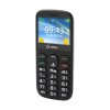 Olympia SUN (2222) Μαύρο κινητό τηλέφωνο Bluetooth με μεγάλα κουμπιά, USB-C, Dual SIM, Camera, FM, microSD, handsfree, φακό, κου