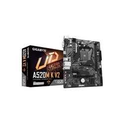 GIGABYTE MOTHERBOARD A520M K V2, AM4, MATX