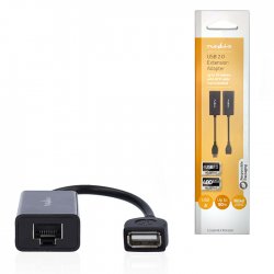 NEDIS Σετ καλωδίων προέκτασης USB A αρσ. - 1x RJ45 θηλ. & USB A θηλ. - 1x RJ45 CCGB61EXTBK500