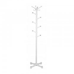 Μεταλλικός Καλόγερος 48 x 180 cm Χρώματος Λευκό ModernHome YLT-0610-White