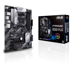 ASUS MOTHERBOARD PRIME PRIME B550-PLUS ,AM4 ,ATX