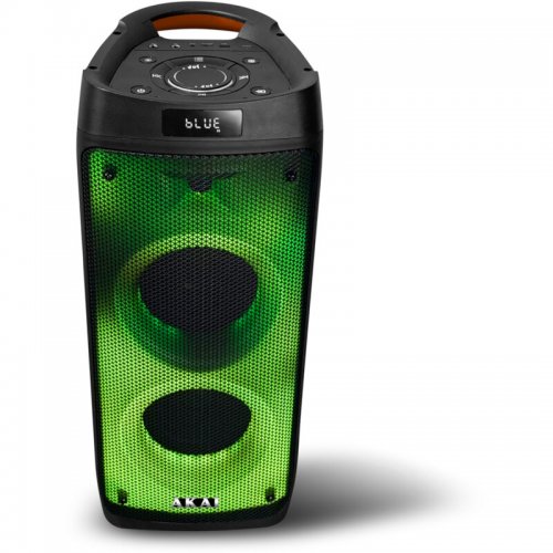 Akai Party Box 810 Φορητό Bluetooth party speaker με LED, TWS για σύνδεση με δεύτερο και υποδοχή για μικρόφωνο και όργανο – 50 W