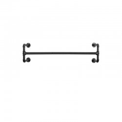 Επιτοίχια Μεταλλική Ράγα Ρούχων 110 x 30 x 29.3 cm Songmics HSR64BK