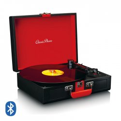 LENCO Πικάπ με Bluetooth, ενσωματωμένα ηχεία 4W CLASSIC PHONO TT-110BKRD