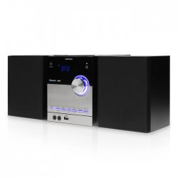 LENCO Mini Hi-Fi με CD player, DAB+ FM ράδιο, σύνδεση Bluetooth και αναπαραγωγή από USB stick, 20W MC-150