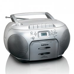 LENCO Φορητό ραδιόφωνο με CD, κασέτα SCD-420SI