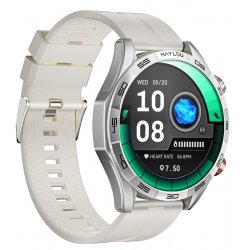 Haylou Solar 5 Silver - BT Call Watch 1,58 AMOLED 480x480 AOD NFC Sync w Strava 12 days use