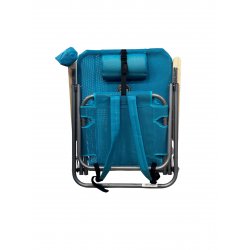 BEACH TILT 1 METAΛΛΙΚΗΚΑΡΕΚΛΑ 4 ΘΕΣΕΩΝ CAPRI BLUE CAMPO