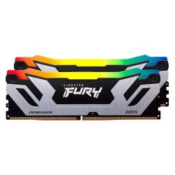 KINGSTON Memory CUDIMM KF584CU40RSAK2-48 FURY Renegade Silver RGB DDR5, 8400MT/s, 48GB KIT OF 2