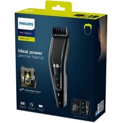 Philips Series 7000 Σετ Επαναφορτιζόμενης Κουρευτικής Μηχανής Μαύρο (HC7650/15) (PHIHC7650.15)