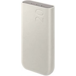 Samsung P4520 Power Bank 20000mAh 45W με 3 Θύρες USB-C Power Delivery Μπεζ