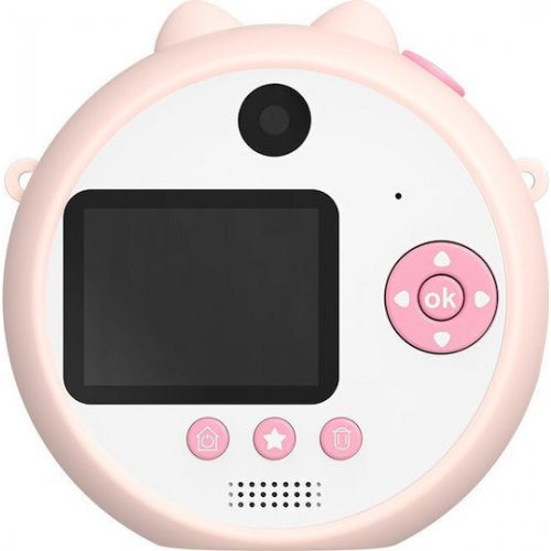 Kiddoboo FotoFun Instapic Compact Φωτογραφική Μηχανή Ροζ