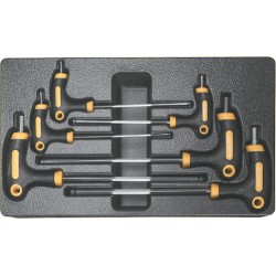 BORMANN BWR7100SET Εργαλειοφορέας 5 Συρτάρια Σετ 66 Εργαλεία Με Στοπ, Μ64xΠ36xΥ62cm
